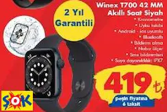 WİNEX T700 42 MM AKILLI SAAT